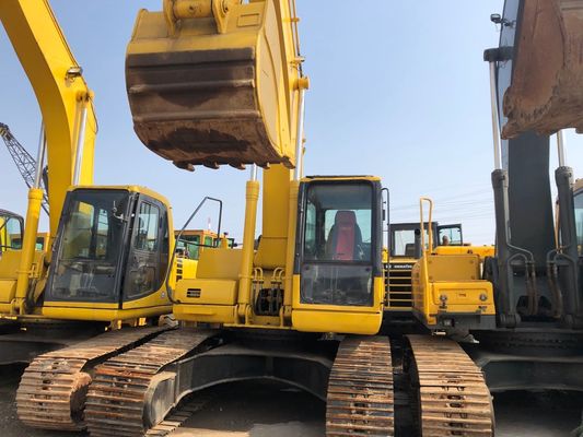 5.5 किमी / एच स्पीड 107KW PC220-7 क्रॉलर इस्तेमाल किया कोमात्सु खुदाई आपूर्तिकर्ता