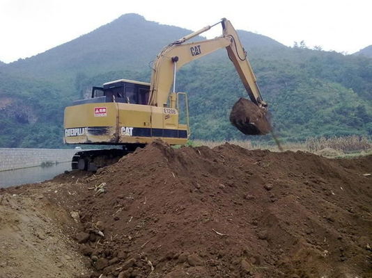 2002 वर्ष 80.3kw 0.5cbm बकेट E120B कैट एक्सकेवेटर का इस्तेमाल किया आपूर्तिकर्ता
