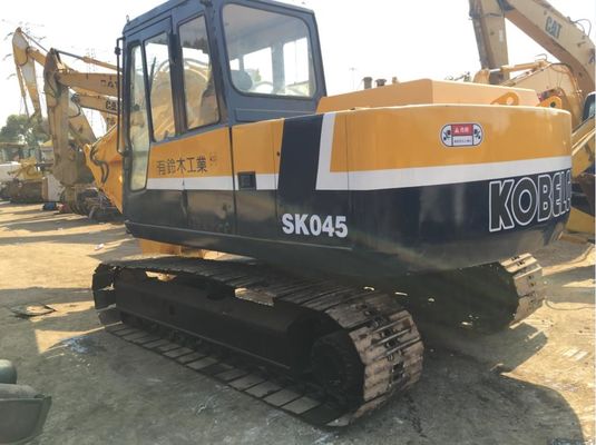 0.5m3 बाल्टी 12ton SK045 दूसरा हाथ कोबेलको खुदाई आपूर्तिकर्ता
